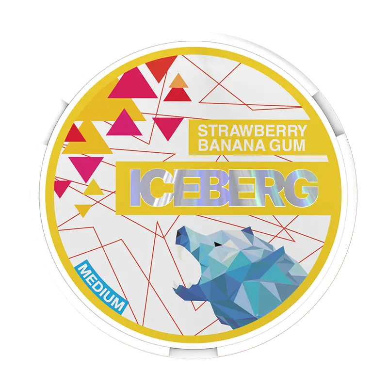 Iceberg Strawberry Banana Gum Medium