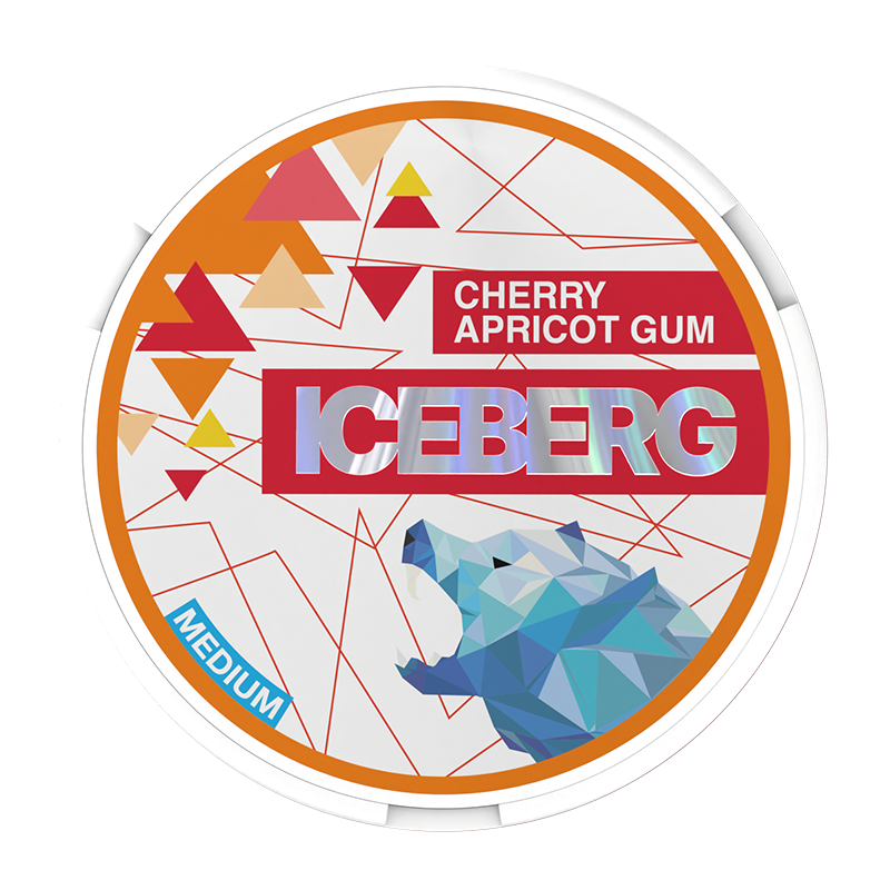 Iceberg Cherry Apricot Gum Medium